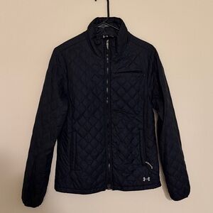 Under Armour Women's Black Quilted Puffer Jacket
